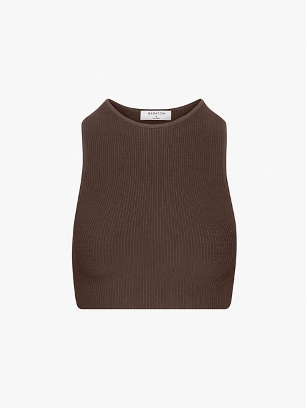 Aritzia Babaton Sculpt Knit Racer Cropped Tank